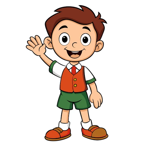 AI,JPG Ilustración de un personaje de dibujos animados