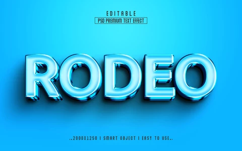 PSD Rodeo Text Style Effect