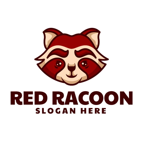 EPS,JPG Cartoon Style Logo with Animal Mascot