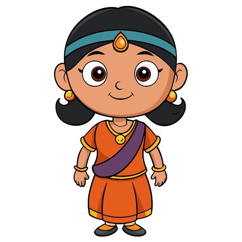 AI,JPG Cartoon Character Illustration