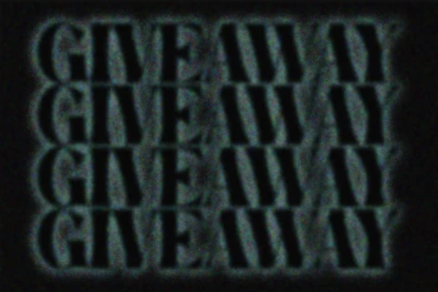 PSD Giveaway estilo de fuente efecto de texto