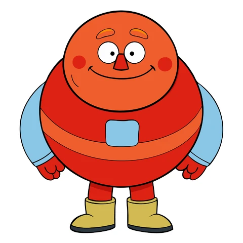 AI,JPG Cartoon Character Vector Illustration
