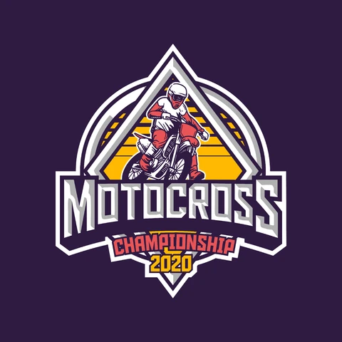 EPS,JPG Motocross Championship Badge Design 2020