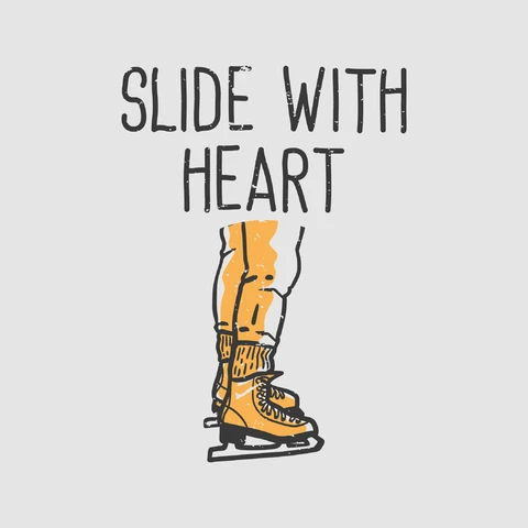 EPS,JPG Hand-Drawn Ice Skating Illustration