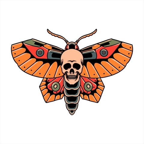 EPS,AI,JPG Death Butterfly