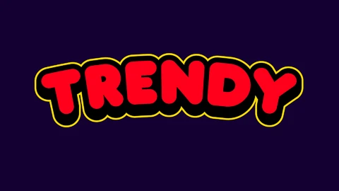 AI,EPS Effet de texte tendance
