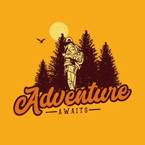 EPS,JPG Vintage Adventure Badge Design