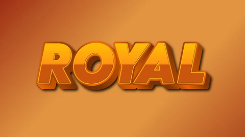 EPS,AI Royal Golden Text Effect
