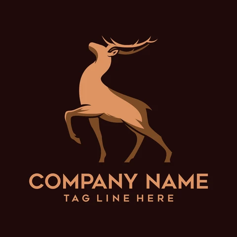 EPS,JPG Minimalist Animal Logo Design