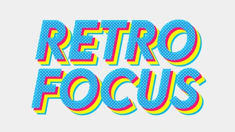 EPS,AI Efecto de texto azul retro