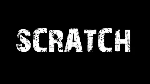AI,EPS Scratch Text Effect