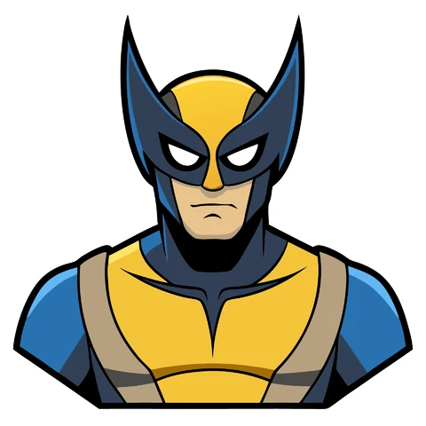 AI,JPG Cartoon Style Superhero Character Illustration