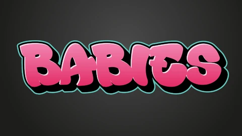 EPS,AI 3d graffiti alfabeto efecto de texto