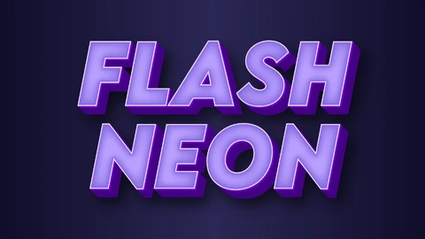 AI,EPS Vibrant Purple Neon Glow Text Effect