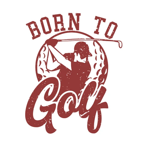 EPS,JPG Vintage Retro Golf Design