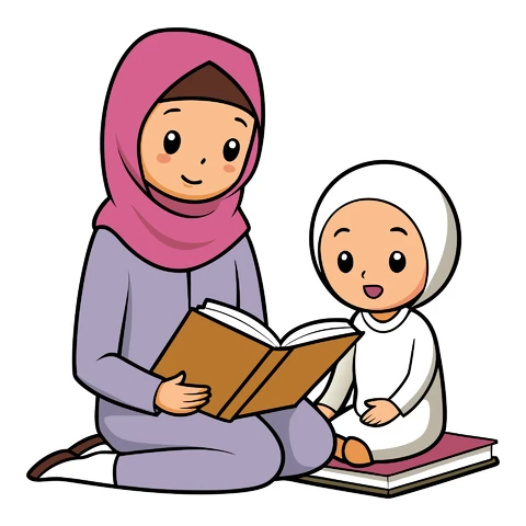 AI,JPG Cena ilustrativa de leitura em família