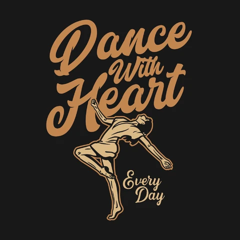 EPS,JPG Retro Dance Inspirational Typography