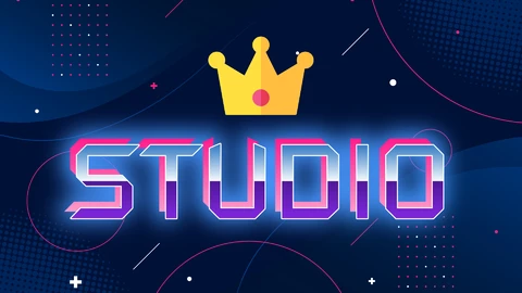 AI,EPS Efeito de texto King studio