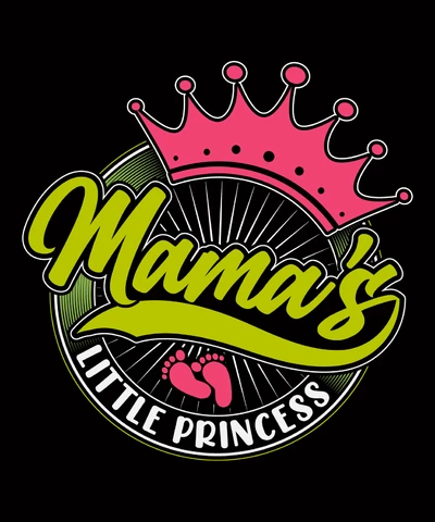 PNG,AI,EPS Mama's Little Princess