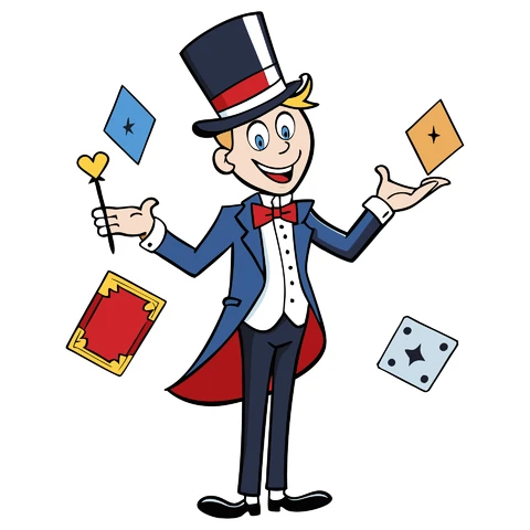 AI,JPG Illustration d'un personnage de magicien