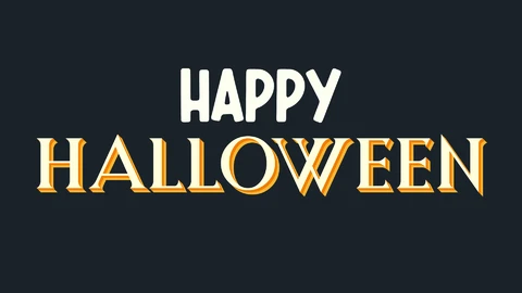 AI,EPS Efecto de texto de feliz Halloween