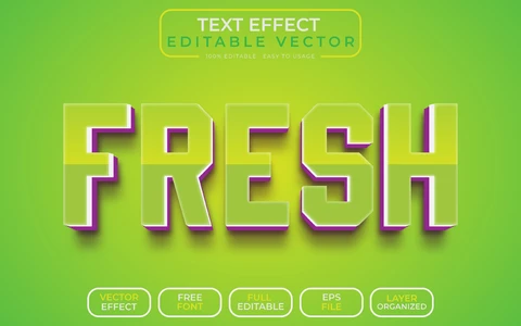 AI,EPS Efeito de texto novo