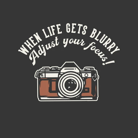 EPS,JPG Vintage Typography with Camera Illustration