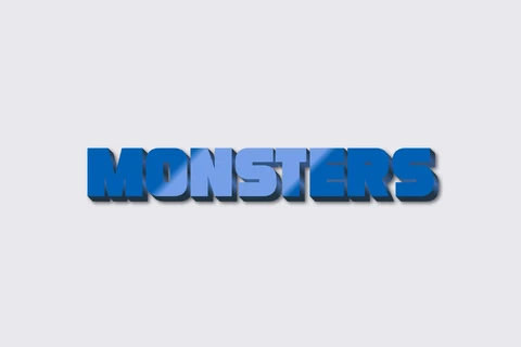 AI,EPS Monsters Inc Blue Glossy Logo