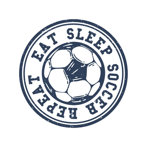 EPS,JPG Vintage Soccer Badge Design