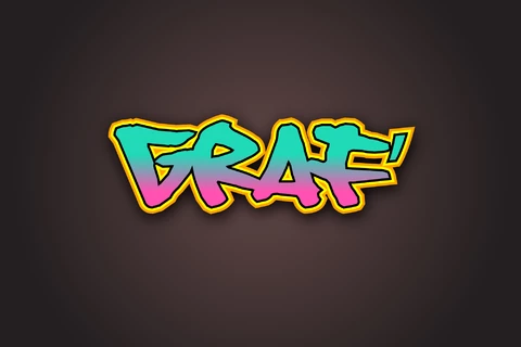 AI,EPS Graffiti-tekststijl