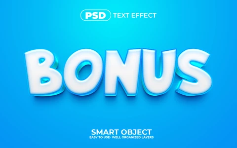 PSD Efecto de texto 3d adicional