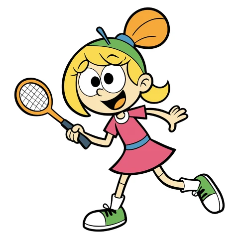 AI,JPG Cartoon Character Playing Tennis