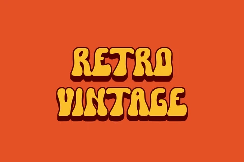 AI,EPS Police rétro vintage groovy