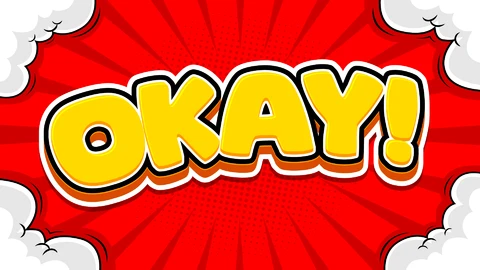 AI,EPS Okay Text Effect Comic Style