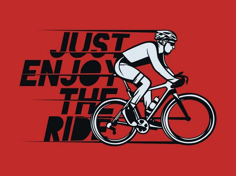 EPS,JPG Bold Minimalist Cycling Poster Design