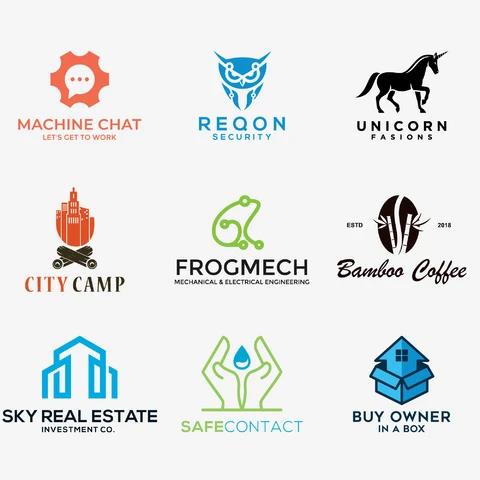 EPS,JPG Colección de logotipos de diversos estilos