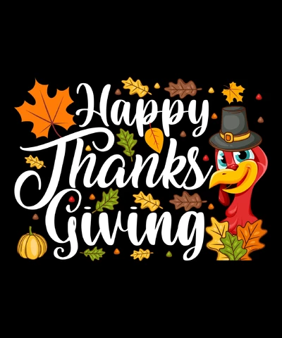 PNG,AI,EPS Happy Thanksgiving
