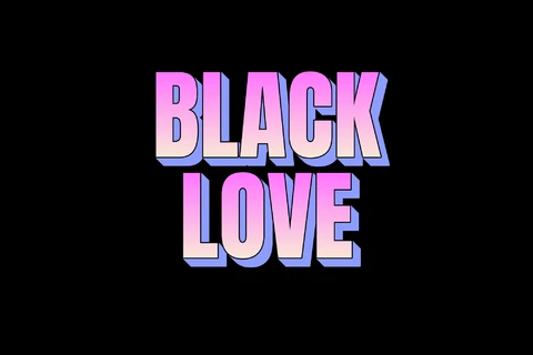AI,EPS Pink sunrise gradient love 3d font