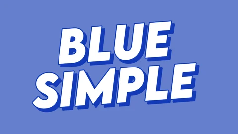 AI,EPS Blue Editable Text Effect Style
