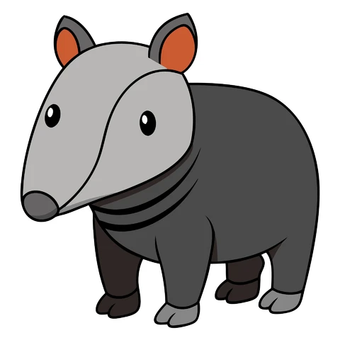 AI,JPG Cartoon Style Tactile Animal Illustration