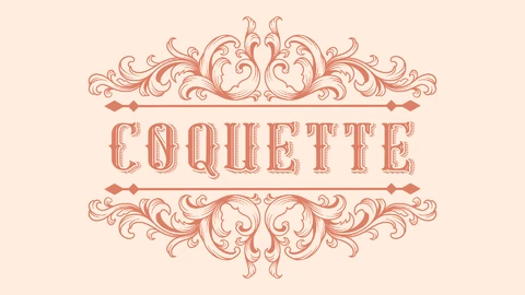 AI,EPS Coquette retro metin efekti