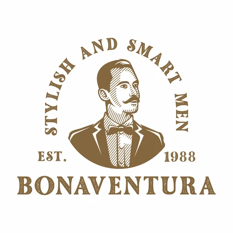 EPS,JPG Vintage Logo Design for Bonaventura