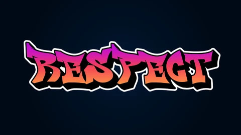 AI,EPS Graffiti tekststijl bewerkbaar