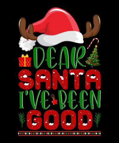 PNG,AI,EPS Lieve kerstman ik ben braaf geweest