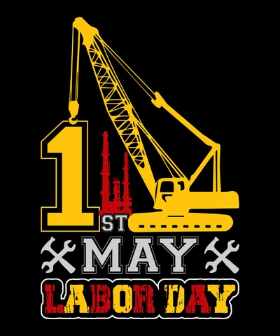 PNG,AI,EPS 1st May Labor Day