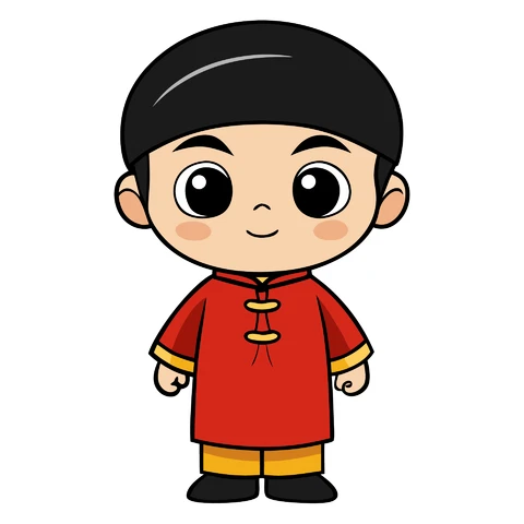 AI,JPG Ilustração de um personagem de desenho animado bonito