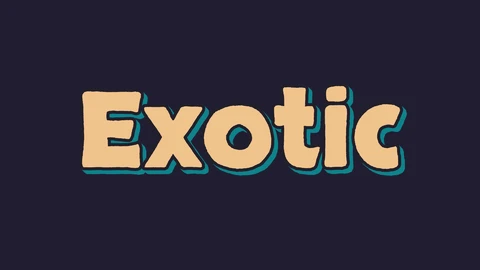 AI,EPS Efecto de texto exótico