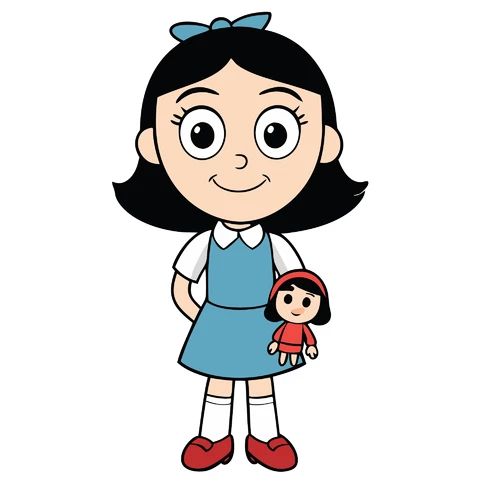 AI,JPG Illustrazione di un personaggio dei cartoni animati