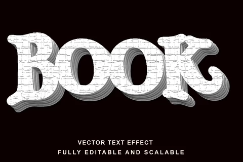 EPS Magic Book 3D Font Style Effect