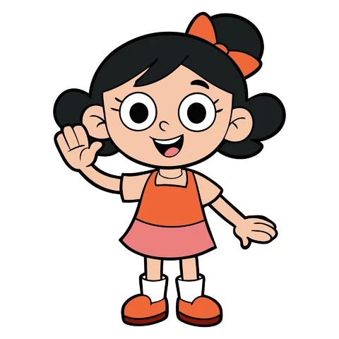 AI,JPG Illustrazione di un personaggio dei cartoni animati